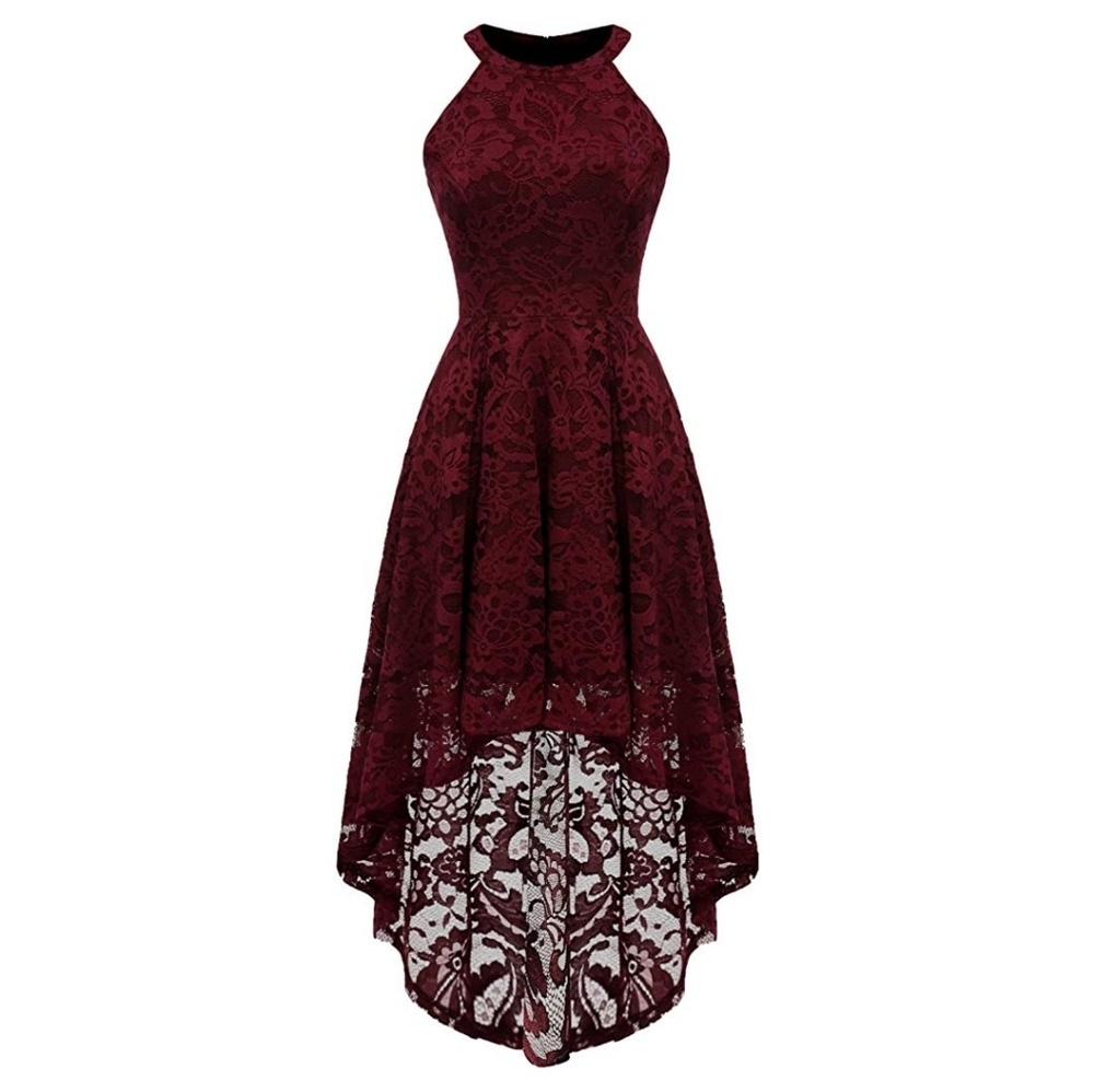 High low lace dress